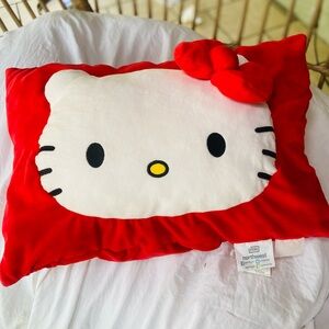 Northwest Red & White Plush Pillow with Brand Tag